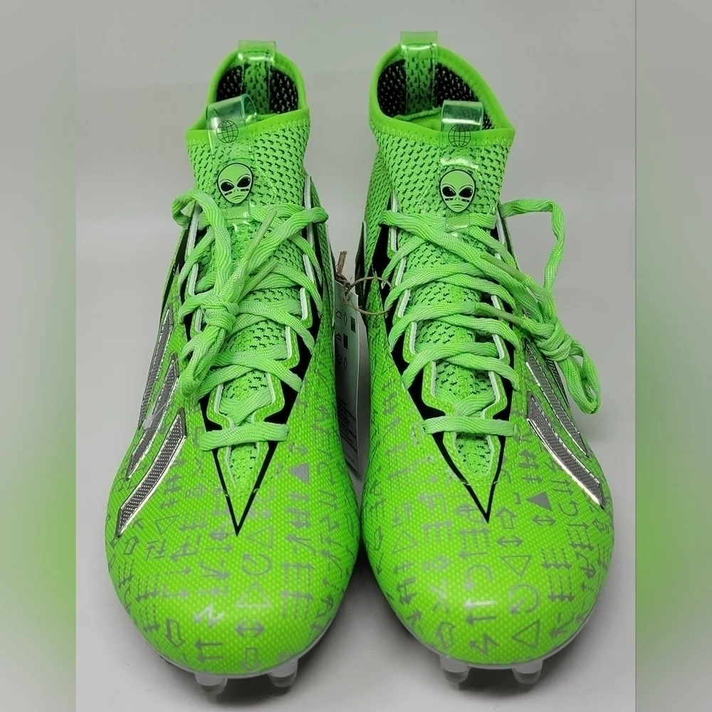 Adidas Freak 23 Green Black Super Bowl Football Cleats GW1749 Men's Size 10 New